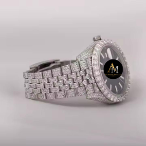 Montre de qualité supérieure, luxe, en acier inoxydable, mouvement à quartz ETA, verre, résistance à l'eau 3BAR, professionnelle, pour tous les jours - Product Image 4