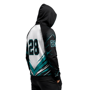 Wholesale Custom Sports <b>Hoodies</b> for <b>Men</b> Full Sublimation Printed Athletic Sweatshirts <b>Lightweight</b> Breathable Performance Fabric - Product Image 4