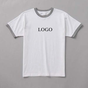 Light <b>Weight</b> Custom Design T shirt Custom Logo Printing T Shirt Round Neck <b>Blank</b> Short Sleeve 100% Cotton Plain Men T Shirt - Product Image 3