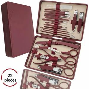 Juego de Tijeras para Uñas Profesionales de Acero Inoxidable, Duraderas, Color Marrón, 28 Piezas, Cuchillas Curvas, para Uso Doméstico, Cortaúñas de Belleza, Regalo, Lima para Pies - Product Image 3