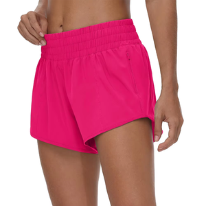 Compre Ahora Pantalones Cortos Deportivos para Mujer, Transpirables, de Poliéster, para Gimnasio y Entrenamiento, OEM ODM, Logotipo Personalizado, Ropa Deportiva al por Mayor - Product Image 5