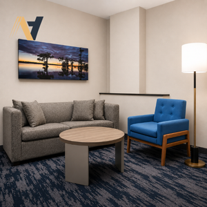 Meubles élégants pour chambres d'hôtel de la marque Fairfield Inn, conçus pour des intérieurs d'hôtel chaleureux, fabriqués par un fabricant vietnamien de confiance. - Product Image 1