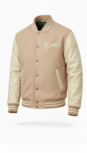 Sustainable Winter Fashion Varsity <b>Jacket</b> with Front Logo Embroidery Patches Viral Street Style Oversized American Style - Product Image 6