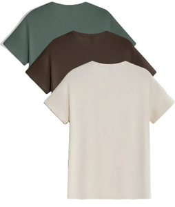 เสื้อยืดคอกลมผู้ชาย ผ้าฝ้าย 100% ระบายอากาศ แห้งเร็ว สำหรับฤดูร้อน - Product Image 2