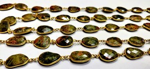Cadena Conectora de Unakita Natural en Forma Irregular de 15 a 17 mm, Se Vende por Pie - Product Image 4