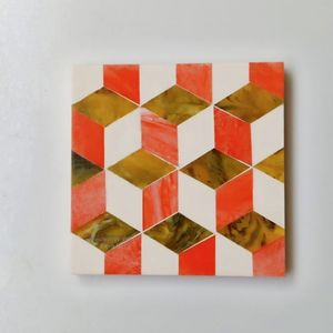 Posavasos con incrustaciones de resina de arte abstracto, posavasos de epoxi hechos a mano únicos, decoración de mesa y accesorios, alfombrillas y almohadillas - Product Image 6