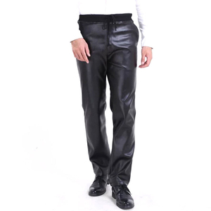 Pantalon en cuir pour homme, coupe slim, cuir véritable de haute qualité, pantalon en cuir de mouton, meilleur prix - Product Image 4