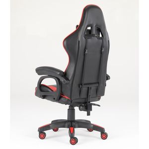 Sedia da Gaming Ergonomica di Lusso per Casa con Rivestimento in Pelle PU e Base in Nylon Stile Racing - Product Image 5