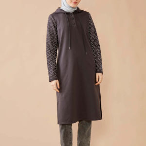 Blusa Clásica Casual para Mujer, Corte Regular, Manga Larga, Color Sólido, 100% Poliéster Tejido, Ecológica, de Secado Rápido, Estilo Modesto, para Playa - Product Image 5