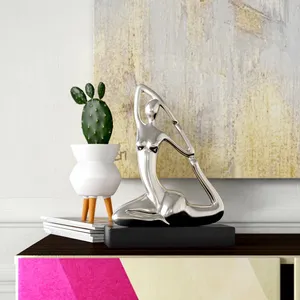 Modern Metal <b>Figurative</b> Sculpture Handmade Artistic Tabletop Decor for Living Room - Product Image 5