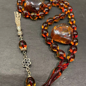 Tasbih de Cristal Rojo Intenso - Product Image 1