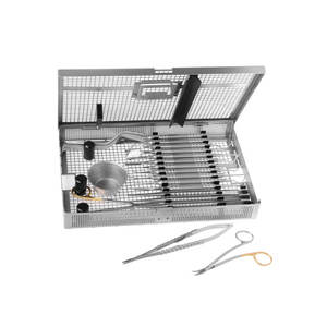 Juego Quirúrgico Básico de Implantología, Kit de Instrumentos Quirúrgicos Dentales de Acero Inoxidable, Reutilizable para Uso Hospitalario - Product Image 1