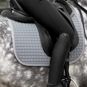 Tapis de selle professionnel matelassé en zigzag, prêt à être expédié, tapis de selle tout usage antidérapant, tapis équestre - Product Image 3
