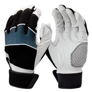 Gants de frappeur de baseball professionnels personnalisés en cuir de haute qualité, respirants, avec boucle, pour joueurs, durables, colorés, vente en gros - Product Image 1