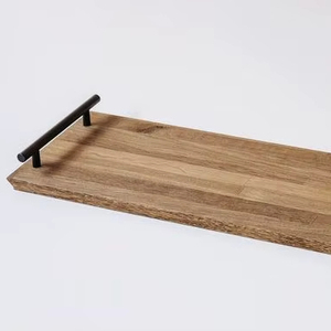 Bandeja Redonda de Madera Hecha a Mano con Diseño de Resina Epoxi Azul para Joyería, Porta Llaves y Decoración del Hogar - Product Image 1