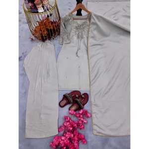 Vestidos de Noche de Diseñador, Estilo Top-Plazzo con Dupatta, Elegantes y con Estilo - Product Image 4