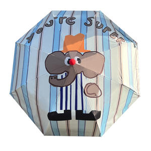 Sombrilla Plegable de Goma Negra con Diseño de Dibujos Animados de Alta Calidad, Protección UV, Manual, para Mujer - Product Image 5