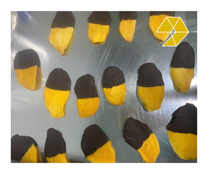 Chocolate Peanut <b>Dipped</b> Dried Mango Slices Sweet Snack Black Chocolate Peanut Mango Vietnam Factory Cheap Price Mango <b>Choco</b> 2026 - Product Image 1