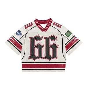 Camiseta de fútbol para hombre, transpirable, ligera, 100% poliéster, estilo urbano, malla, para aficionados al fútbol, impresión de logotipo personalizado, OEM - Product Image 2