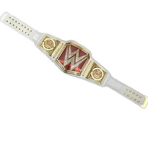 เข็มขัดแชมป์ WWE คุณภาพพรีเมียม สายใส ดีไซน์สีทองและสีแดง ปรับแต่งชื่อได้ สำหรับแฟนๆ และงานอีเว้นท์ - Product Image 3