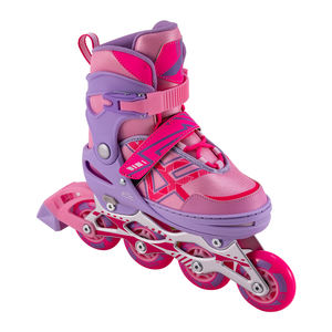 Patins à roulettes en aluminium réglables en 5 tailles pour l'entraînement en extérieur avec roulements ABEC-7, capacité de 100 kg pour enfants EU/USA - Product Image 1