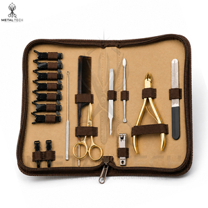 Professional Hair Extension <b>Tool</b> Kit With Extension Pliers, Precision Scissors, Sectioning Clips, Tail Comb, Loop Needle <b>Tools</b> - Product Image 3