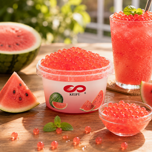 Taiwan KEIFU Fruit Popping Boba Pearl Juice Ball 3.2kg Instant Bursting Ready-to-Eat Bubble Tea Drink Topper <b>Bottle</b> - Product Image 5