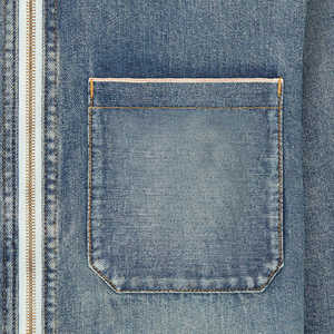 Veste en jean pour homme à prix d'usine, séchage rapide et respirante, nouvelle collection, style streetwear, couleur unie - Product Image 5