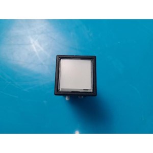 Fuji 22mm Panel Mount <b>Illuminated</b> Push Button Switch (Lamp Type) DR22F3M M3 + AR9T511-M <b>Illuminated</b> Pilot Light Assembly Used - Product Image 1
