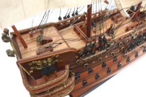 Best Selling - SAN FELIPE WOOD FINISHED - Handcrafted Wooden Spanish Tall Ship Polished Model From Vietnam Manufacturer - Product Image 5