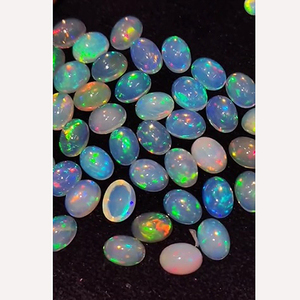 Opale australienne doublette et opale naturelle cabochon blanche 779 Cts 109 Cts 224 Cts - Lot de 3 pierres précieuses opale avec jeu de couleurs - Product Image 4