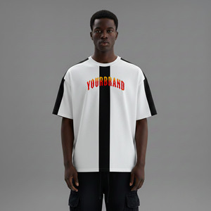Custom Made <b>Hip</b> Hop Unique Style Baggy Fit Summer Casual Wear Men's T-Shirt 100% Cotton Oversized Breathable men's t-shirt - Product Image 1