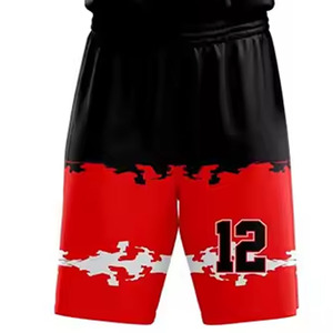 Ensemble de shorts et maillot de basket-ball en mesh respirant, personnalisable pour club, école, ligue, fabricant d'équipements sportifs OEM - Product Image 6