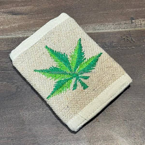 Designer Handmade Himalayan Hemp <b>Wallet</b> Eco-Friendly Natural Fabric <b>Wallet</b> with Zipper & <b>Card</b> Slots Sustainable Minimalist Purse - Product Image 5