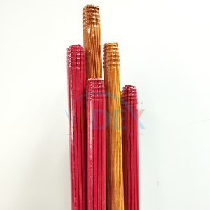 Catégorie de produit Bâton droit en PVC enduit de fil d'Italie Long chapeau noir Manche de balai en bois pour le nettoyage à domicile Pelles à poussière - Product Image 3