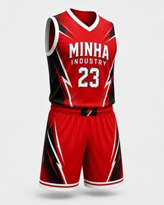 Polyester Custom Men's Basketball Uniform Sublimation Unisex Sportswear Team Name Logo Printed XS Customizable Jersey - Product Image 1