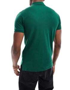 Polo de golf brodé sur mesure pour hommes, en coton de haute qualité, manches courtes, respirant, vêtements de sport décontractés - Product Image 6
