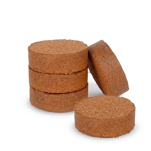Disques de tourbe de coco bio pour la germination des graines, favorisant la croissance des semis, utilisation en jardinage - Écologique en agriculture et horticulture - Product Image 1