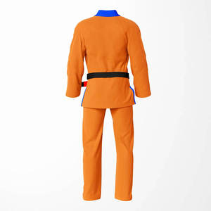 Men Karate Uniform Premium Karate Training Gi Traditional Martial Arts Practice Suit Reinforced Stitching Comfortable <b>Athletic</b> - Product Image 2