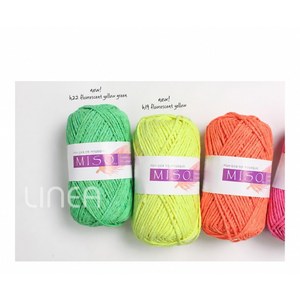 Fil à crocheter en coton Abaca teint Linea Miso, pelote de 50g, 55m/pelote pour tricot à la main - Product Image 2