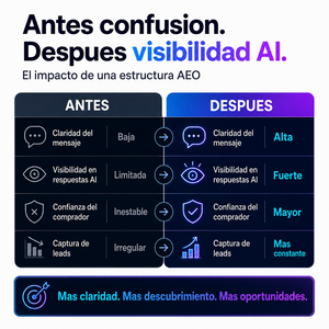 Optimisation de la recherche IA AEO pour les entreprises avec visibilité sur ChatGPT, IA Google et un meilleur découverte numérique et un accroissement des prospects B2B - Product Image 2