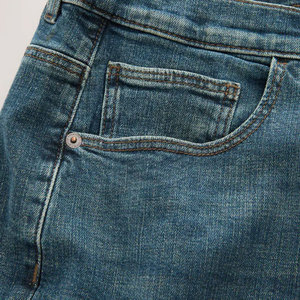 2026 Best Selling Men's Straight Mid-Rise Lightweight Casual Jeans <b>Pant</b> Custom Logo 100% Cotton Eco-Friendly Breathable for - Product Image 6