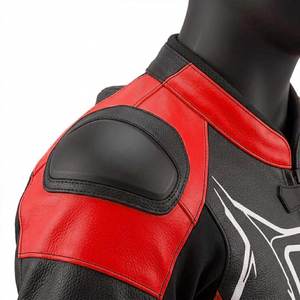 Combinaison de moto en cuir pour adultes, été, imprimée, respirante, manches longues, personnalisable, protection unisexe 360g, OEM/ODM sur mesure - Product Image 5