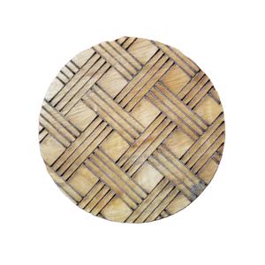 Sous-verres ronds en bois faits à la main, écologiques et modernes, épaisseur 8 mm, pour la maison et le bureau - Product Image 4