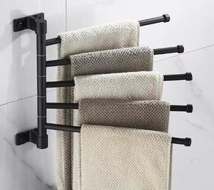 El portarrollos de metal aporta un toque subtil de lujo. Los portarrollos de metal se mantienen estables incluso cuando se colgan varias toallas. - Product Image 1