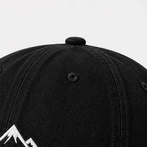 Washed Cotton Curved Brim Dad <b>Cap</b> Premium Quality Headwear Custom Logo <b>Mountain</b> Embroidered Baseball Hats Wholesale Manufacturer - Product Image 3