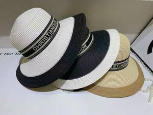 Bolso de Playa de Paja Hecho a Mano con Diseño Nuevo de Verano para Mujer, con Doble Asa, Decoración de Bordado de Caña de Bambú, Patrón de Cubo, Dragonex HB3 - Product Image 4