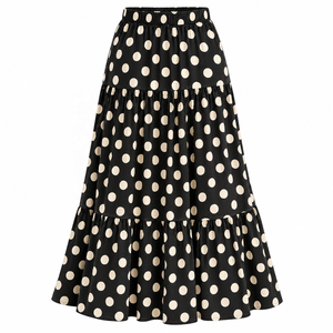 Maxi Knitted Cotton <b>Skirts</b> - Product Image 1
