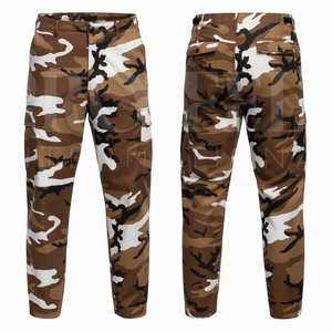 Relaxed Fitted Customized <b>Camouflage</b> Pattern <b>Cargo</b> Pants for Men Multi Pocket Casual Outdoor Work Trousers Durable Cotton Pants - Product Image 6