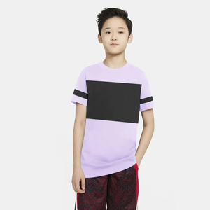 T-shirt de sport décontracté pour garçons, style streetwear tendance, séchage rapide, respirant, anti-boulochage, en toile écologique, prix raisonnable - Product Image 2